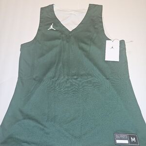 JORDAN WOMEN'S TEAM REVERSIBLE PRACTICE JERSEY Green/White